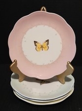 Set of 4 Lenox Butterfly Meadow 8  Luncheon P...
