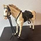Vintage 1973 Gabriel Lone Ranger SILVER Horse Articulated Figure w/ Saddle