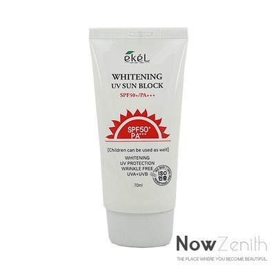 EKEL Whitening UV Sun Block 70mL (SPF50+ PA+++)
