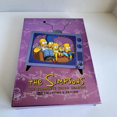 #ad #ad The Simpsons The Complete Third Season DVD 2009 4 Disc Set $14.47