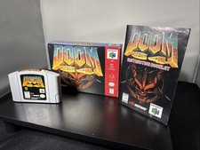 Doom 64 Nintendo 64 N64 Authentic Complete CIB Nice Shape 