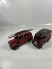 Vintage Dinky Toys 250 Streamlined Fire Engine 260 Royal Mail Van JobLot 1950s