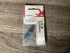Dynamite 1/2 Machined Aluminum Servo Arm Blue Futaba DYN2530
