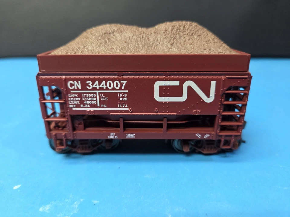 Model Power HO 1906 U-29 Metal Ore Car CN black 344007 In Box - Image 3 of 4