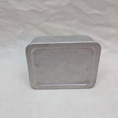 Vintage Aluminum BerNARdin Speed-E-Freeze 1 Pint Storage Container Tin USA 1950s