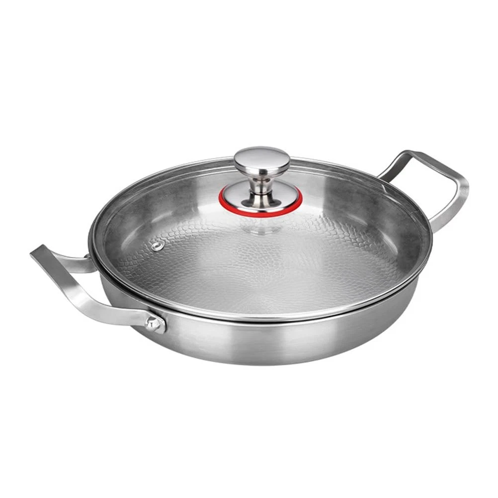 Titanium Hammered Pan, 2026 New Upgrade Double Handle Non Stick Titanium Pans...
