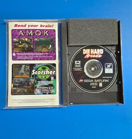 51:  Die Hard Arcade (Sega Saturn, 1997) - CIB Complete. Tested Working