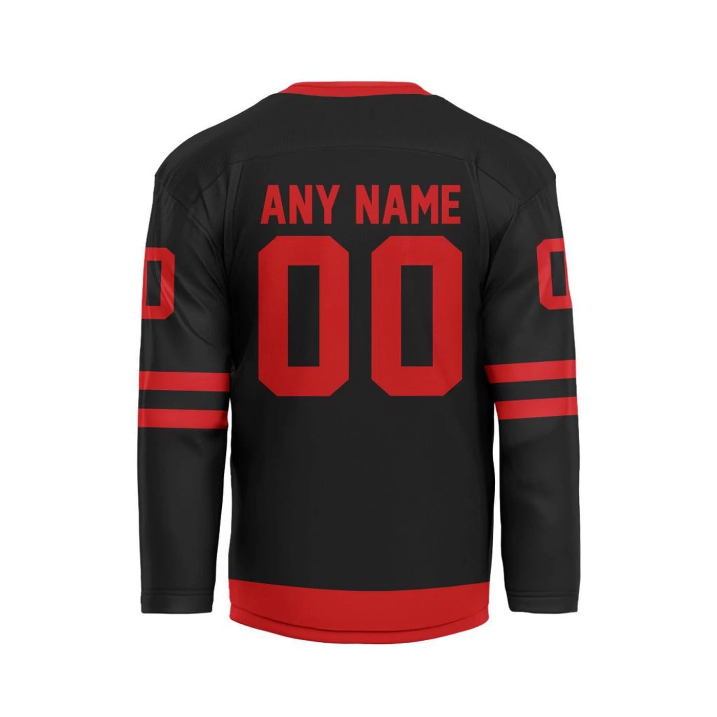 Personalized Carolina Thunderbirds Black Men's Hockey Jersey