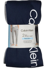 NEW Calvin Klein Women's 2 Pack French Terry Joggers Size Small