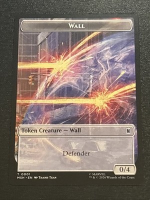MTG Marvel Super Heroes Wall/Moloid Double-Sided Token 0001/0013