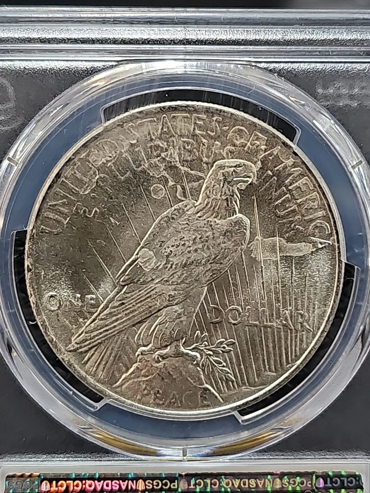 1925 PEACE DOLLAR PCGS-MS-63 - Image 3 of 3