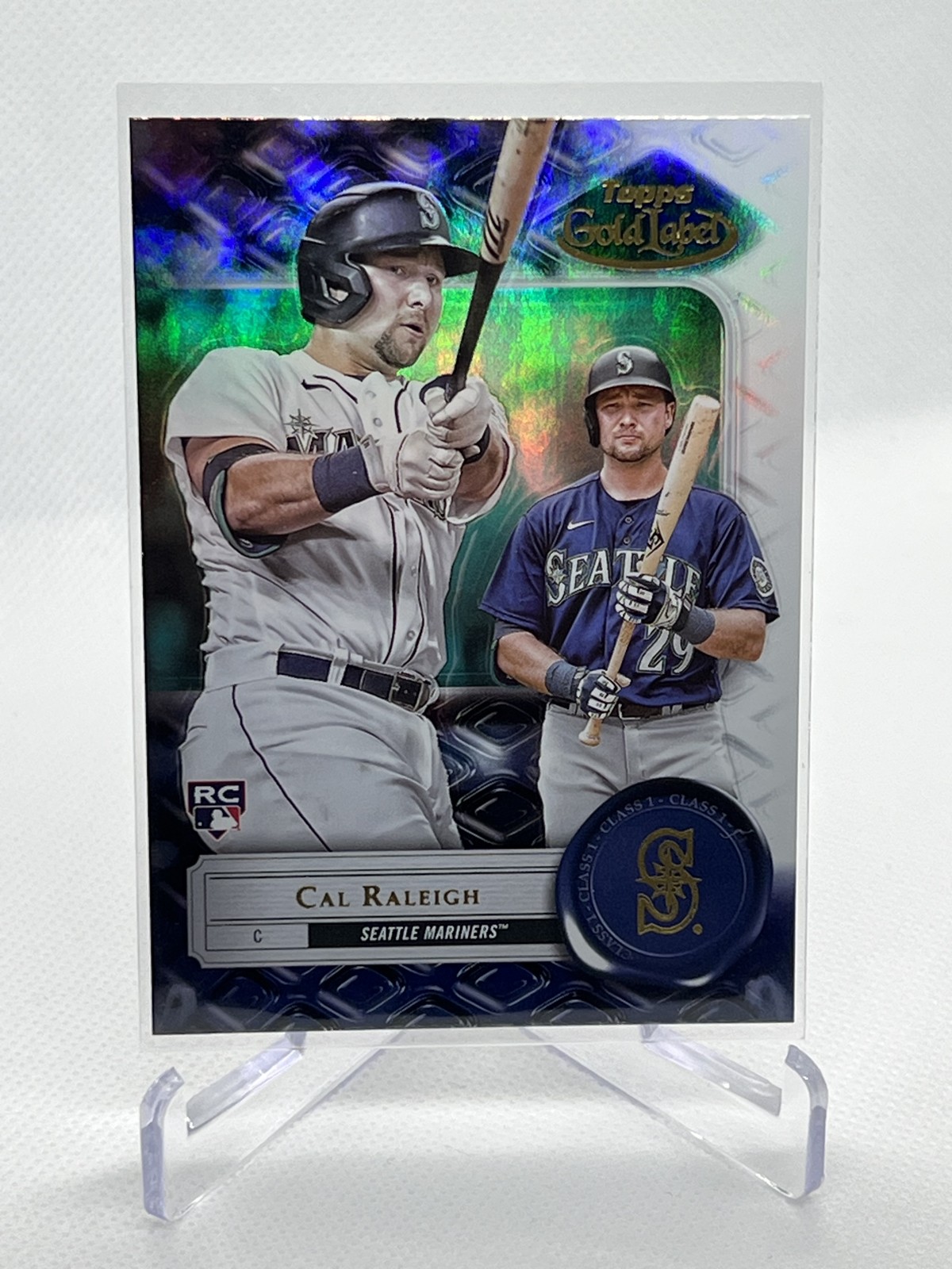 2022 Topps Gold Label - Cal Raleigh #7 Class 1 (RC) A31