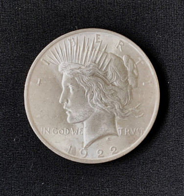 NICE ~ 1922 Peace Dollar Coin ~ AU to Uncirculated ~ FREE SHIPPING