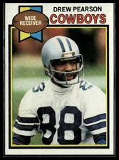 Drew Pearson 1979 Topps Cream Colored Back Set-Break #70 Dallas Cowboys
