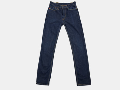 Levi s 514 Straight Fit Jeans Men s W32 L36 Blue Denim Classic Straight Leg