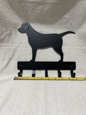 Metal Labrador Dog Leash Rack or Key Chain Holder