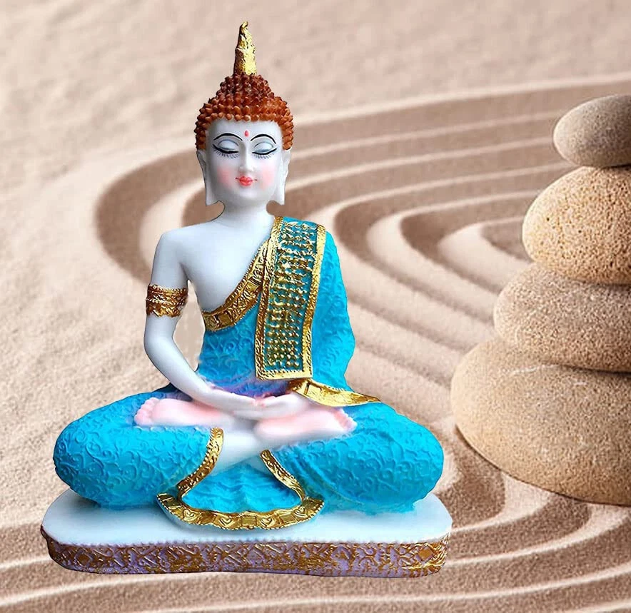 Asian decor Lord Gautam Meditation Buddha Statue US