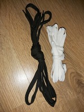 2 pairs of Trainer / Shoe Laces White And Black