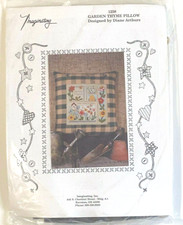 Imaginating Garden Thyme Pillow Flower Garden Cross Stitch Kit 1258 SEALED