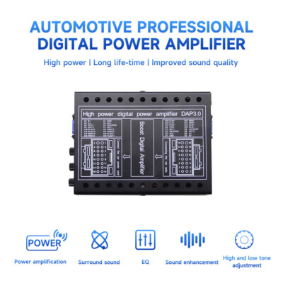 Android Car Sound System Amplifier Andream Qualcomm 2K DTS Mark Pure Digital DSP Amplifier Optical Fibe –  Andream(EU)