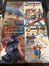 Lot of 5 Doug Potter's Denizens of Deep City Kitchen Sink Comics - rare indies!