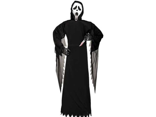 6 pies Ghost Face Prop Halloween Scream Haunted House tamaño real - Imagen 2 de 2