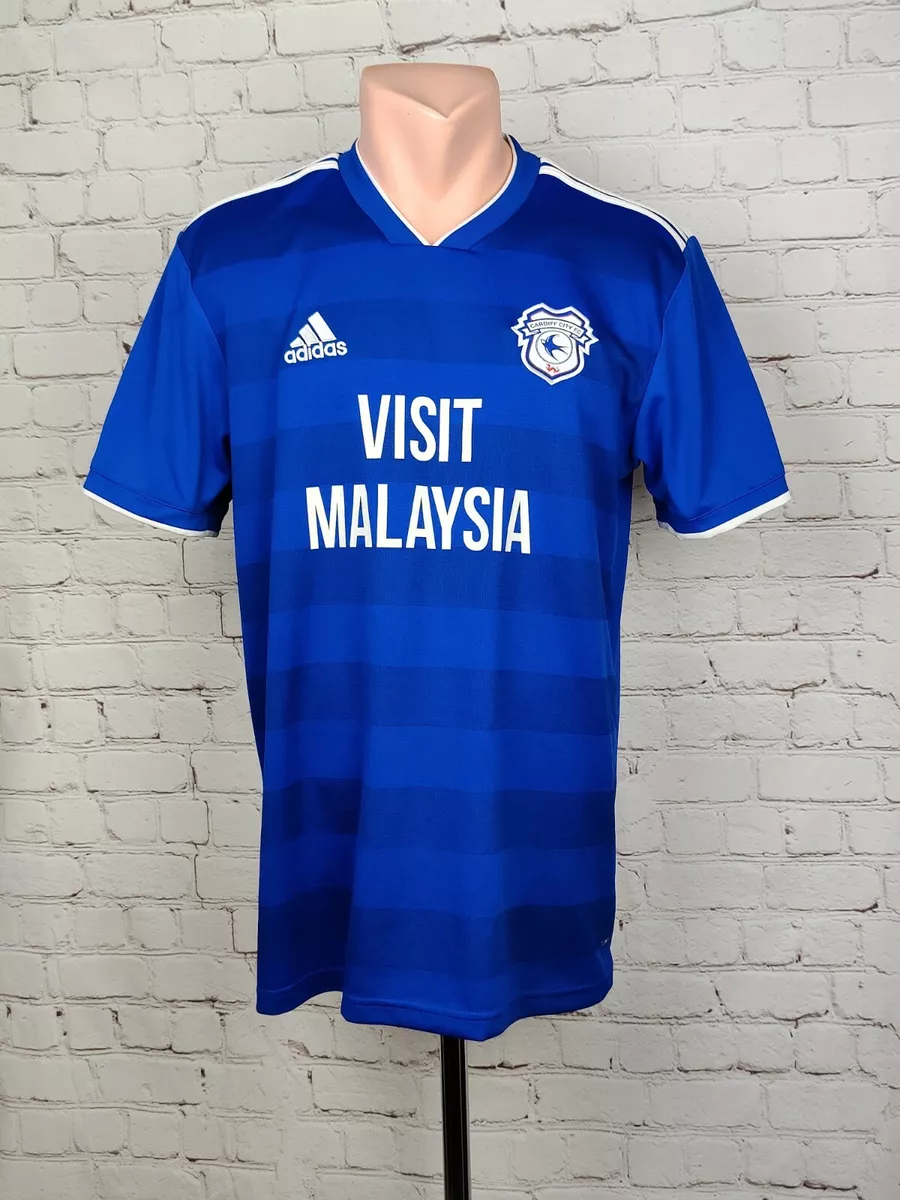 Football shirt soccer FC Cardiff City Bluebirds Home 2018/2019 Adidas  Jersey M