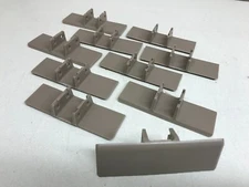 LOT of 10 NEW Rexnord LF963 4.5" Wide Tabletop Top Plate Molded Tan 114-139-6