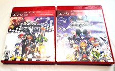 Kingdom Hearts 1.5 HD Game Case Insert and 2.5 Remix Game and Case For PS3
