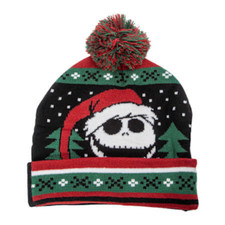 Disney The Nightmare Before Christmas Knit Hat - New - Jack Skellington