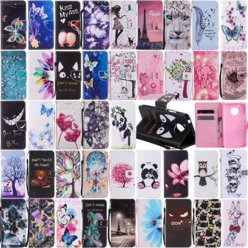 Teléfono celular casos flip para Motorola Moto G4