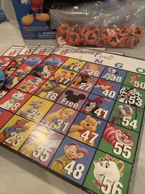 Disney DVD Bingo Game w/Movie Clips 852877000757| eBay