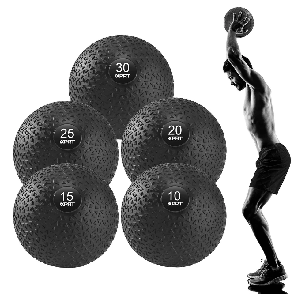XPRT Fitness Slam Ball Dead Bounce 10-30 lb bola de exercício ponderada núcleo de areia No-B - Imagem 3 de 3