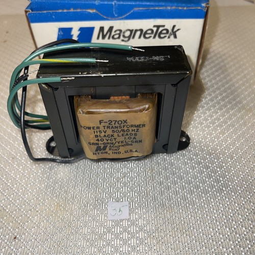 Magnetek Transformer F-270X 115 VAC 50/60HZ 40VCT 1 Amp New in Box - Picture 16 of 16
