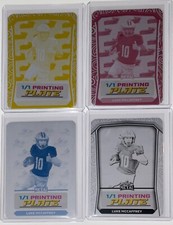 2024 Leaf Thanksgiving Exclusive Luke McCaffrey Printing Plate 1/1 Set