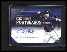 2024 Alex Bregman Auto Topps Postseason Performance /50 #PPA-AB Houston Astros