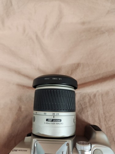 Minolta Maxxum Camera 50 with AF 28-80mm Zoom Lens Works - Picture 8 of 11