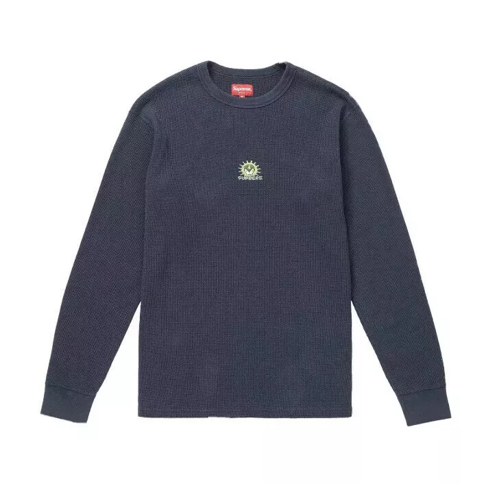 Supreme Vampire Waffle Thermal FW18 Navy Size M Brand New Original Packaging