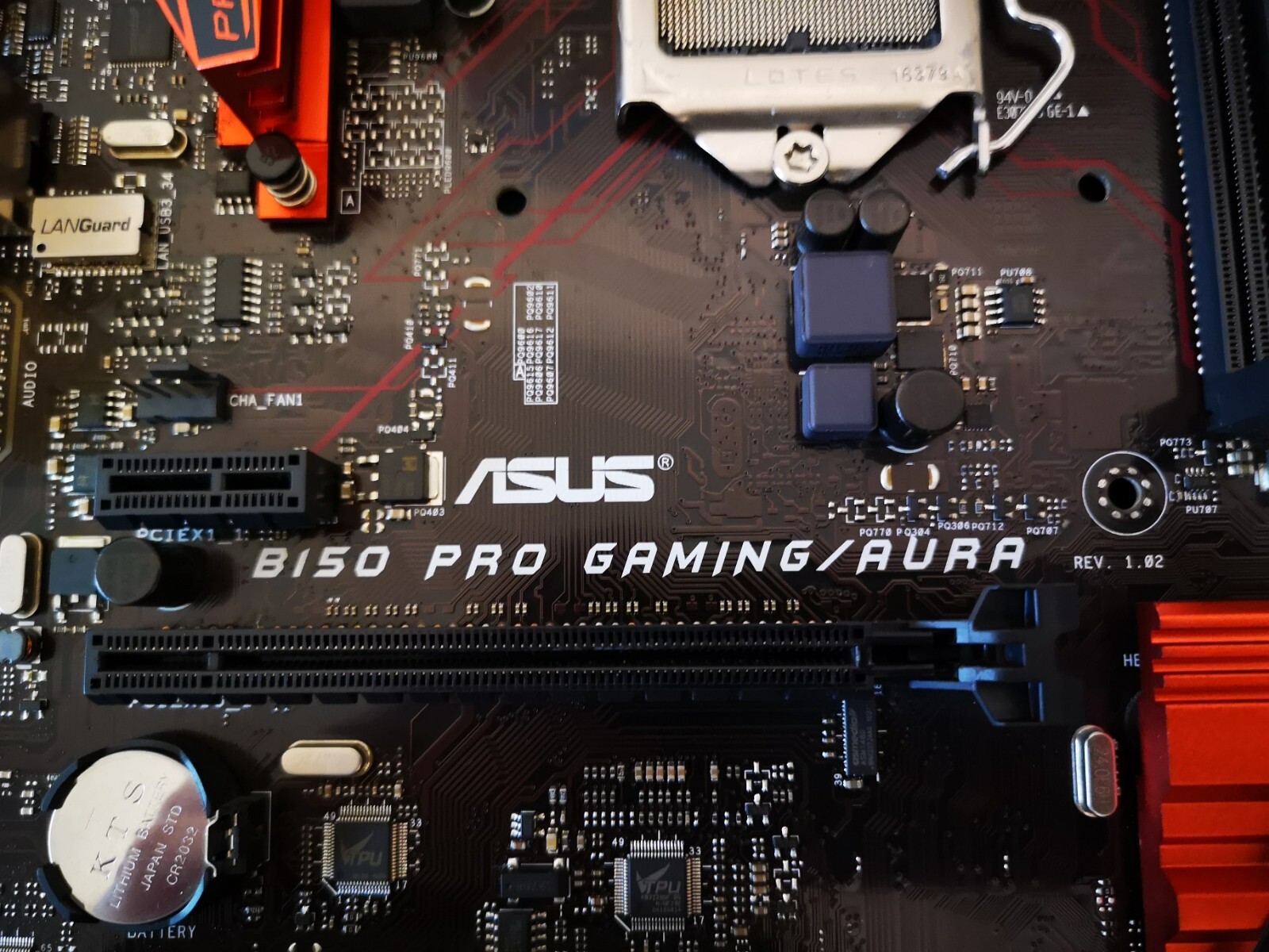 ASUS B150 pro gaming/aura motherboard eBay
