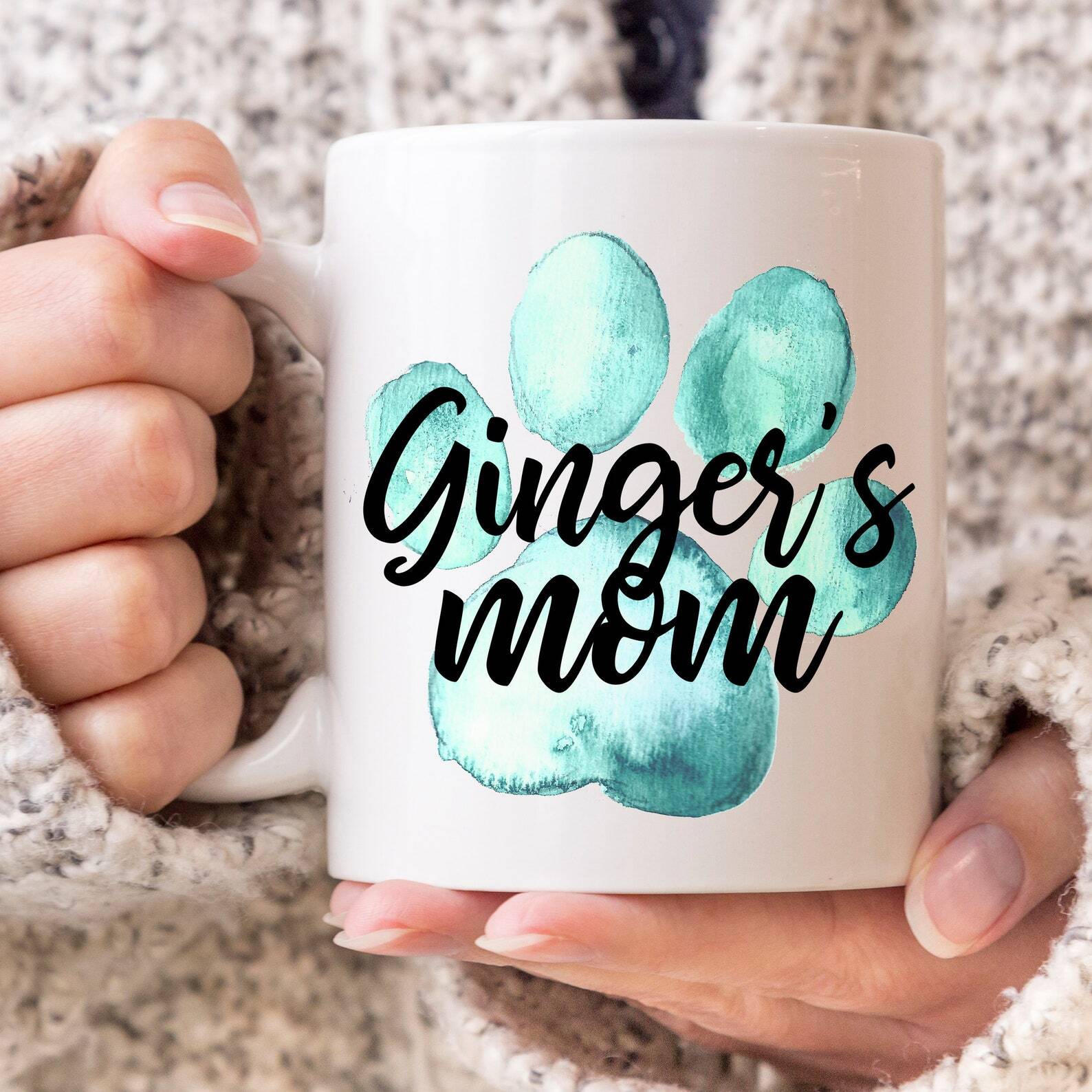 Custom Dog Mom Coffee Mug Dog Mom Gift Christmas Gift For Dog Mom Mother's Day