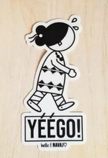 Hello NAVAJO STICKER Native American Decal Yeego