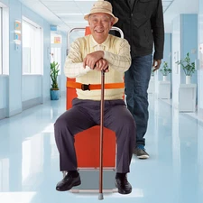 Emergency Rescue Stair Stretcher Chair Foldable Chair Stretcher W/ 2 Wheels