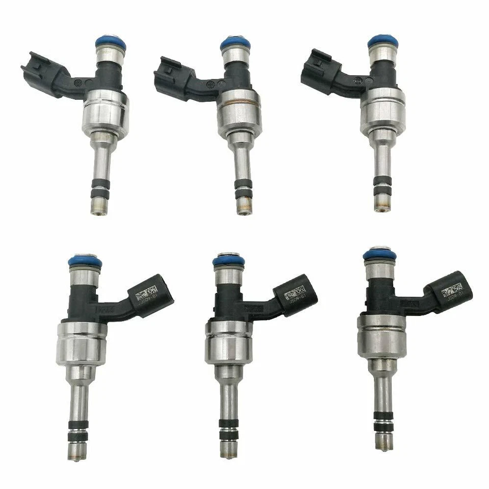 Inyectores de combustible 6 piezas para Buick LaCrosse 2010 3,0 L, 2010 2011 Cadillac SRX 3,0 L V6 Foto 3 de 4