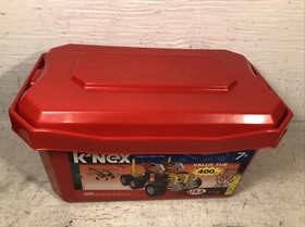 5 bs K&rsquo;NEX Lot W/Red Tub Loaded Various Parts Regular, Micro & Instructions KNEX