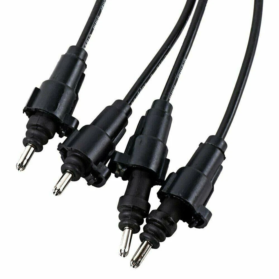 4PC 5mm Ignition Spark Plug Wires for 1998 1999 Toyota Corolla Chevrolet Prizm - Image 4 of 4