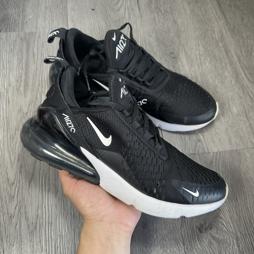 Nike Air Max 270 Black White Women’s Athletic Sneakers Size 9.5 AH6789-001