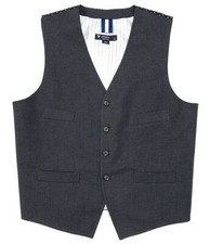Cremieux Travis Solid Vest Cotton Blend SZ XL Grey Color