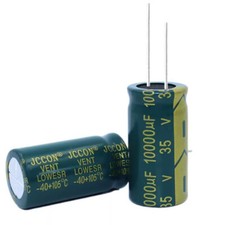 Condensatori elettrolitici alluminio 6.3V~450V 1uF ~22000uF radiali ±20% 105°C