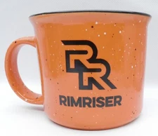 Rimriser Promotional Coffee Mug Speckled Orange RIMRISER Manhole Manufacturer