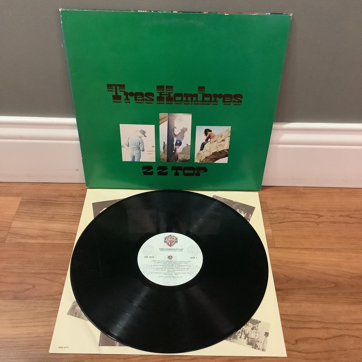 トップス RECOGNIZE XL Manhattan Record MURO ZZ TOP. TRES HOMBRES. GATEFOLD. WARNER BROS. BSK 3270. 1973